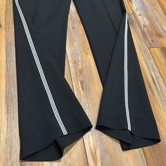 Piped, casual black dress pants size 2 - Picture 7 of 11